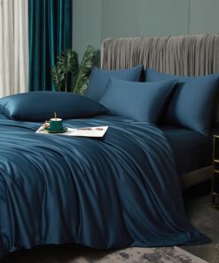 Luofanfei Kühlende Bambus Bettwäsche Sommer Set Atmungsaktiv 135x200 cm Einzelbett OEKO-TEX STANDARD 100 Luofanfei Glänz