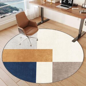 Bürostuhl Matte Schreibtischstuhl Unterlage Bodenschutzmatte 80 cm für Hartböden | Gaming Teppich Stuhlunterlage für Sc