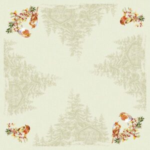 Tischdecken aus Airlaid Mitteldecken für Gastronomie und Feiern (20 Stück) Weihnachtsdeko Pippa (Beige)