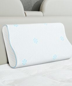 CloudÉtoile Nackenkissen Kopfkissen Memory Foam – Ergonomisches Seitenschläferkissen für Orthopädische Unterstützung, OE