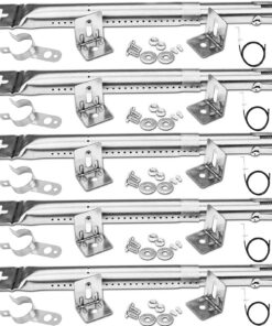 GFTIME Edelstahl Brenner Ersatzteile 31cm-45cm Universal für Landmann, Campingaz, Barbecook & More 5 Pack
