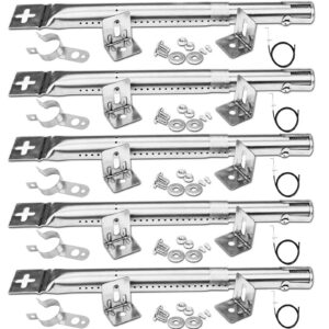 GFTIME Edelstahl Brenner Ersatzteile 31cm-45cm Universal für Landmann, Campingaz, Barbecook & More 5 Pack