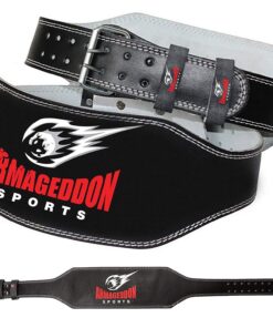 Gewichthebergürtel Echt Leder Fitness-Gürtel für Bodybuilding - Trainingsgürtel Damen und Herren - Krafttraining und Gew