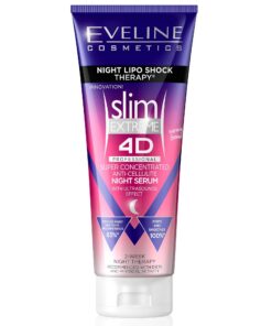 Eveline Cosmetics Slim Extreme 4D Anti-Cellulite Cremes für/rosige, fettreduzierende, straffende Körperlenden | Eveline