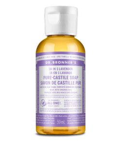 Dr. Bronner's Bio-Lavendel-Flüssigseife 60 ml USDA Organic EWG Verified