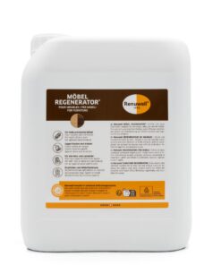 Renuwell Möbel-Regenerator – Intensive Pflege und Regeneration, 5 Liter – Entfernt Wasserflecken, Kratzer & Hitze-Ringe,