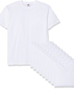 Fruit of the Loom Herren T-Shirt - OEKO-TEX STANDARD 100 - 5er oder 10er Pack -Comfortable und gesundheitlich sicher
