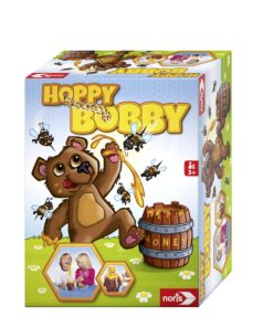 Noris Hoppy Bobby - lustiges Pop-Up Aktionsspiel für die ganze Familie - Reaktionsspiel für Kinder ab 3 Jahren - schnell