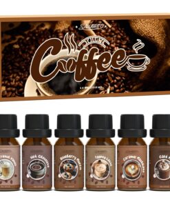 SALUBRITO Kaffee Ätherische Öle Set - Aromatherapie Duftöl für Diffuser - Geschenk für Frauen