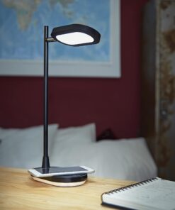 Northpoint LED QI Schreibtischlampe Schwarz für Büro mit wireless Charging und USB-Anschluss | Northpoint LED QI Schrei