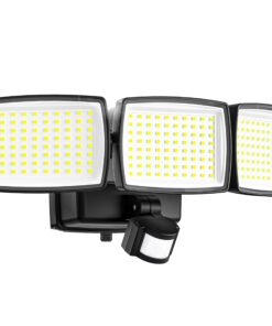 AIXPI Bewegungsmelder für Außenbereich, Batteriebetriebene Aussenlampe, IP65 Wasserdichte für Garten und Hof