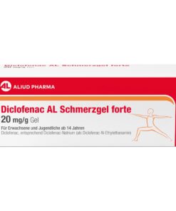 Diclofenac AL Schmerzgel forte 20 mg/g, 150g, für akute Prellungen, Zerrungen & Verstauchungen, lokale Behandlung leicht