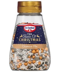 Dr. Oetker Xmas Glamour Mix Streudekor 115güchtemodel Auffüller für dekorative Weihnachtssnacksüchtemodel perfekt für Fa