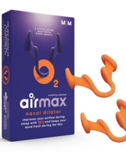 Airmax Nasenspreizer | 76,1% Mehr Luft | Besser Atmen, Besser Schlafen | Schnarchstopper | 2 Stück Größe Mittel (M) Pack
