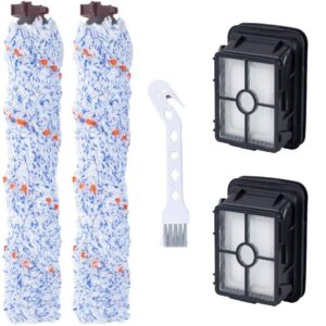 Wessper Multiflächen Bürstenrolle und Ersatzfilter für BISSELL 17132 Crosswave 3-in-1 Nass- & Trockensauger, Pet Pro Fil