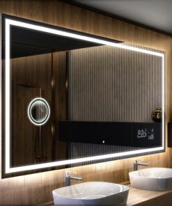 FORAM LED Badezimmerspiegel - Beleuchtung - Moderne Design - Auf Individuelle Bestellung - 180x80 cm - ohne Rahmen