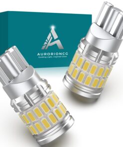 2 Stück 501 Glühbirnen 12V/24V Weiße Innenraumbeleuchtung 300 Lumen 6500K