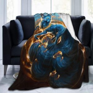 Mythische Flanell-Fleece-Decke, Reise-Überwurf, bequeme Tagesdecke