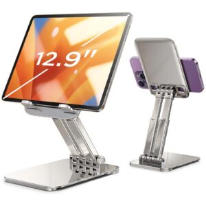 [LISEN] Ständer Für iPad Ständer Halterung Für 2024 iPad Pro 9.7, 10.5, 11, 1|9 Air Mini 6 5 4 Samsung Tablets, Einstell