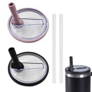 Ersatzdeckel für 40oz Becher, wiederverwendbar, auslaufsicher und staubdicht, für Tumbler mit Strohhalm, 2 Stück (d) |