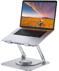 JOYEKY 360° Drehbarer Laptop Ständer - Hochwertiger Aluminiumhersteller - Eignet sich für MacBook, Dell, HP und andere N