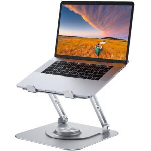 JOYEKY 360° Drehbarer Laptop Ständer - Hochwertiger Aluminiumhersteller - Eignet sich für MacBook, Dell, HP und andere N
