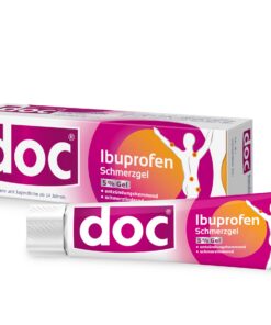 Ibuprofen Schmerzgel 200g, entzündungshemmend & schmerzlindernd, gut verträglich & rezeptfrei, schnelle Wirkung bei Rück