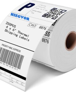 250 Stück Thermo Etiketten für Versandetiketten kompatibel mit Desktop-Thermoetikettendruckern 100 x 150mm 250 Stück 4 ×