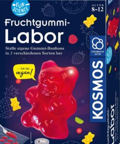 KOSMOS 658106 Fun Science - Fruchtgummi-Labor: Verschiedene Geschmacksrichtungen und Formen selber Machen, Experimentier
