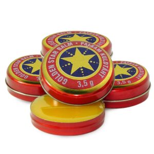 4 Stück Balsam Golden Stern Balm - Goldene Sternencreme für Lippen - 4x Stück – Feuchtigkeit, Schutz und sanfte Berührun