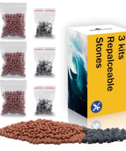 Duschkopf Kalk Filter 3 Kits Für Ionische Filter Infrarot-Mineral-Kugeln Sprühen Ionenfilter | Duschkopf Kalk Filter 3