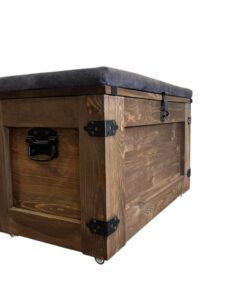 Weeco Holzkiste Schatzkiste 24 kg Aufbewahrungsbehälter Vintage Shabby Chic | Weeco Holzkiste 80 x 45 cm Couchtisch Bei