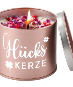 PRSTENLY Frauen-Duftkerzen Geburtstag Weihnachten Glückskerze 9OZ Hochzeit Dankeschön Geschenk für Freundin