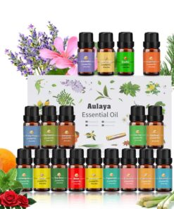 Ätherische Öle Set 18 x 10 ml - Teebaum, Lavendel, Eukalyptus -für entspannte Momente im Hause | Ätherische Öle Set 18