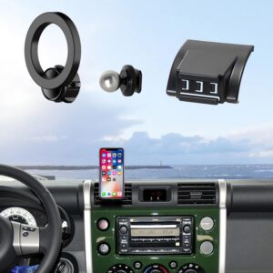 MaserWeller Kfz-Handyhalterung für Toyota FJ Cruiser 2007-2014, 360° drehbare Halterung, kompatibel mit MagSafe, nicht l