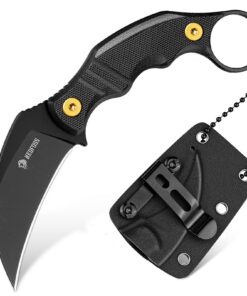 NedFoss Neck Knife VULTURE - Outdoor Mini Messer für Outdoor-Survival & Camping - G10 Griff, 6CM Stahl, Kydex Scheide, G