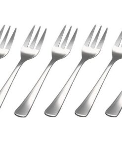 GRÄWE® Edelstahl Kuchengabel 6x für Küchenprofi ⊕ Alexis ⊕ Kochen ⊕ Edelstahl, ausgesuchte Qualität, leichtgewichtig, 6