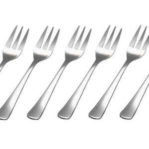 GRÄWE® Edelstahl Kuchengabel 6x für Küchenprofi ⊕ Alexis ⊕ Kochen ⊕ Edelstahl, ausgesuchte Qualität, leichtgewichtig, 6