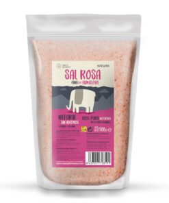 Rosa Kristallsalz aus dem Himalaya FEIN - 100% veganes Speisesalz 1700Gr | Unbehandelt | Punjabi Rosa Kristallsalz aus P