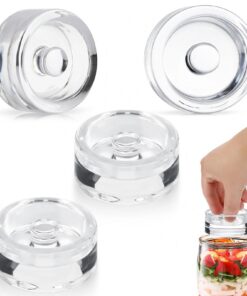 Glas Fermentiergewichte Ø 7 cm - 4er Set für Sauerkraut & Kimchi