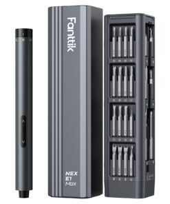 Fanttik E1 Max Mini Elektro Schraubendreher Set füriphone, laptop, Brillen, Uhren – 50 in 1 Präzisions-Schraubendreher K