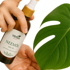 Veda Naturals® Neemöl (100 ml) für natürliche Pflanzenpflege – Ayurveda – frei von Farb- und Konservierungsstoffen | Efe