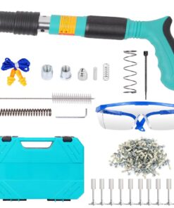 Manuelle Nagelpistole mit 110pcs 7.3mm Stahlnägeln für Wandmontage und Reparatur Indoors und Outdoors