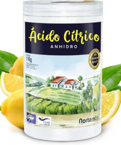 Nortembio Zitronensäure – Vielseitige Haushaltsreinigung – Ohne Gentechnik Nortembio Zitronensäure Konzentrat – 1 kg –
