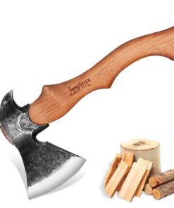 Japaknives Handgeschmiedete Spaltaxt Für Holz 38cm Ergonomische Holz Spalten Outdoor | Japaknives Wikinger Handbeil Für