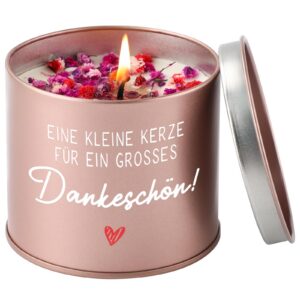 CadeauJoie Dankeschön Geschenke für Frauen - Lavendel Kerze 9OZ - Geburtstagsgeschenk für Mama, Oma, Freundin und Lehrer