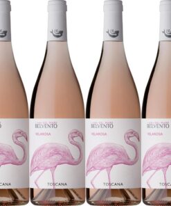 I Vini del Mare Belvento Velarosa Tascana IGP 2024 Trocken - Trockener Rotwein für Weinliebhaber zur Dinner-Vertretung (