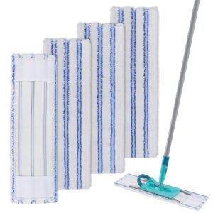 Mikrofaser WischMopbezug Ersatzbezug für 40 cm Wischmopp - Bodenwischer Ersatzbezug Mop-Pads-Bezug für Hartholz, Laminat