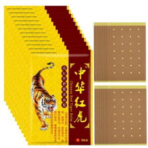 Tiger Balm Schmerzlinderung Pflaster 96 Stück/12 Pack, Tiger Balm für Muskelkater, Rückenschmerzen und Steifheit, Tiger