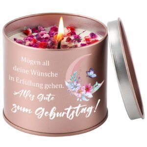 PRSTENLY 9OZ Lavendel Duftkerze Geschenke für Frauen Geburtstagsgeschenk